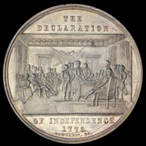 Centennial Declaration of Independence Demarest / Washington Ornamental Bust