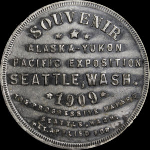 Alaska-Yukon-Pacific Exposition Gold-Planner Souvenir