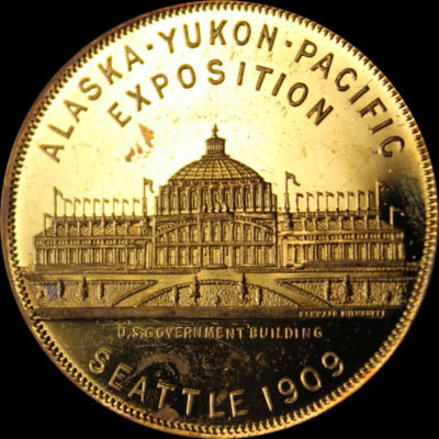 Alaska-Yukon-Pacific Exposition Symmetrical Rays Alaska KA – Schwaab