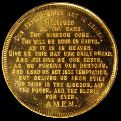 Golden Gate International Exposition Protestant Lord’s Prayer / Textured Seal