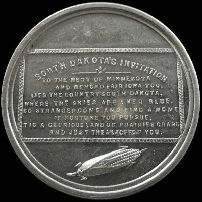 Corn Belt Simple Invitation Medal