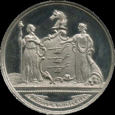 Centennial Washington Large Bust / New Jersey Seal