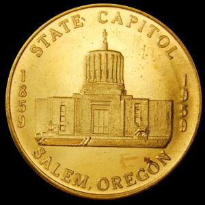 HK-562 1959 Oregon Statehood Centennial – Salem State Capitol SCD