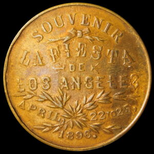 1896 La Fiesta de Los Angeles Souvenir SCD