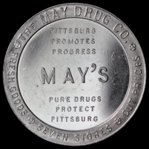1912 Pittsburgh May’s Drugs SCD