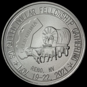 8th So-Called Dollar Fellowship Gathering “Aluminum” Medal struck by Daniel Carr