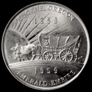 HK-556 1959 Oregon Statehood Centennial “STERLING” Silver Eugene SCD