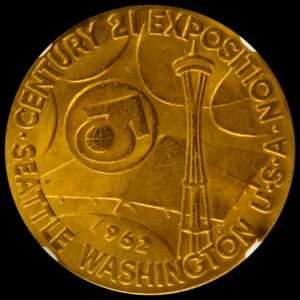 1962 Century 21 Exposition Official Bronze SCD