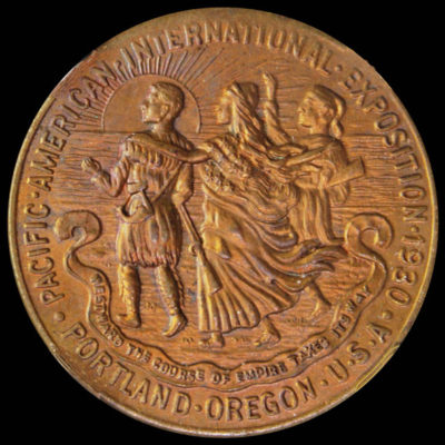Pacific American International Exposition Anticipation Medal