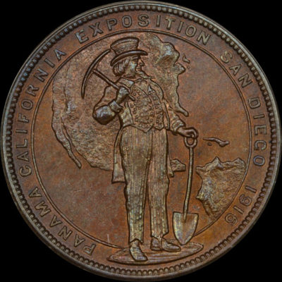 Panama-California Exposition 1916 Official Medal