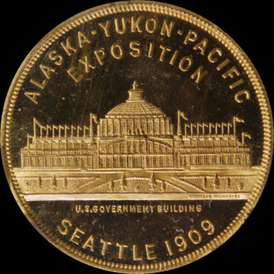 Alaska-Yukon-Pacific Exposition Symmetrical Rays Alaska SK – Schwaab