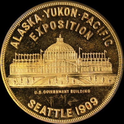 Alaska-Yukon-Pacific Exposition Pointed Rays / Unsigned