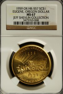 HK-557 1959 Oregon Statehood Centennial – Eugene Oregon SCD