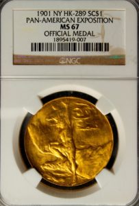 1901 Pan-American Exposition Official Medal SCD | So-Called Dollar