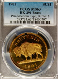 HK-291 1901 TRANS-MISSISSIPPI BUFFALO SOUVENIR SCD