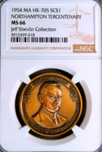 HK-705 1954 Northampton Massachusetts Tercentenary SCD
