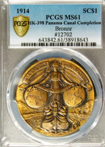 HK-398 1914 Panama Canal Completion SCD