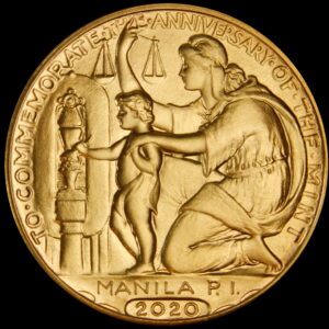 2020 BRASS Wilson Dollar 100 Year Anniversary Medal