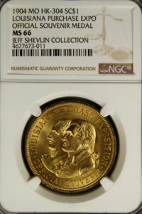 HK-304 1904 Louisiana Purchase Exposition Official SCD