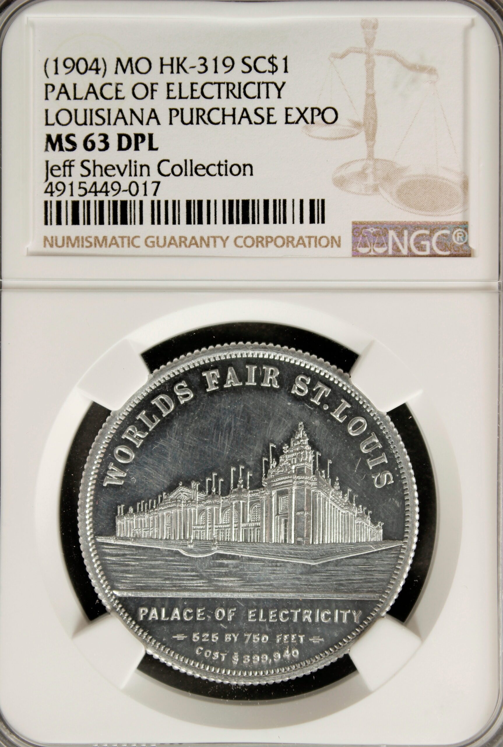HK-319 Louisiana Purchase Schwaab Electricity / Fraternity SCD