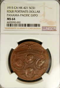 HK-421 1915 Panama-Pacific International Exposition Glory to America SCD