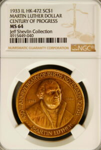 HK-472 1933 Century of Progress Martin Luther SCD