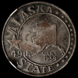 HK-534 1959 Alaska-Hawaii Statehood Nickel-Silver SCD