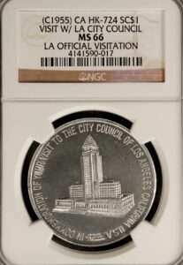 HK-724 1955 Los Angeles Official Visitation SCD