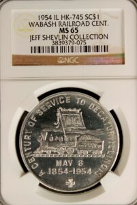 HK-745 1954 Wabash Railroad Centennial SCD