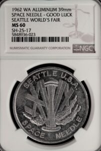 1962 Seattle Space Needle / Good Luck SCD
