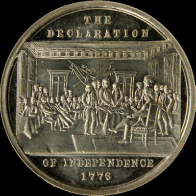Centennial Declaration of Independence three seated one standing / Commemoration
