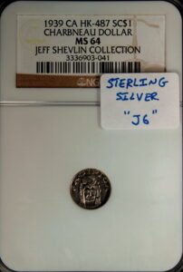 HK-487 1939 Golden Gate International Exposition Charbneau 1939 Sterling Silver SCD