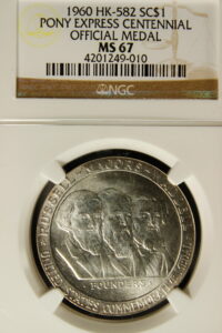 HK-582 1960 Pony Express Centennial SCD