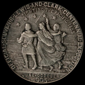 HK-325 1905 Lewis and Clark Exposition Official Silver SCD