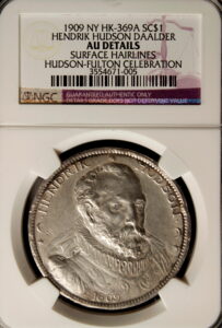 HK-369A 1909 Hendrik Hudson Daalder Silver SCD