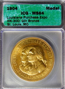 HK-300 1904 Louisiana Purchase Exposition Official SCD