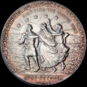 HK-325 1905 Lewis and Clark Exposition Official Silver SCD