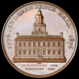 HK-24 1876 Centennial Liberty Bell Pointed 6 / Independence Hall SCD