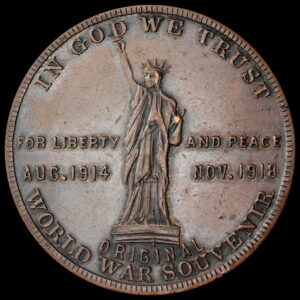 HK-899 1918 World War I Peace Medal SCD