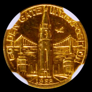 HK-488 1939 Golden Gate International Exposition Charbneau SCD – GOLD J1