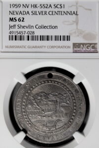 HK-552A 1959 Nevada Silver Centennial SCD – Nickel