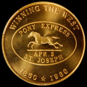 HK-585 1960 Pony Express Centennial East Tincup SCD