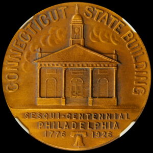 HK-456 1926 U.S. Sesquicentennial Exposition Connecticut SCD – TOP POP