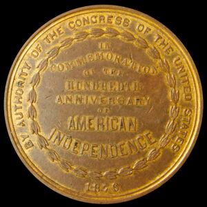 HK-22 1876 U.S. Centennial Exposition Official SCD