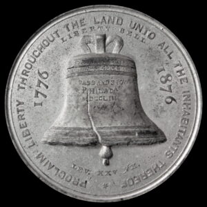 HK-26 1876 Centennial Liberty Bell Pointed 6 / Independence Hall SCD