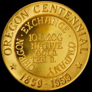 HK-573 1959 Oregon Statehood Centennial – Oregon Beaver SCD