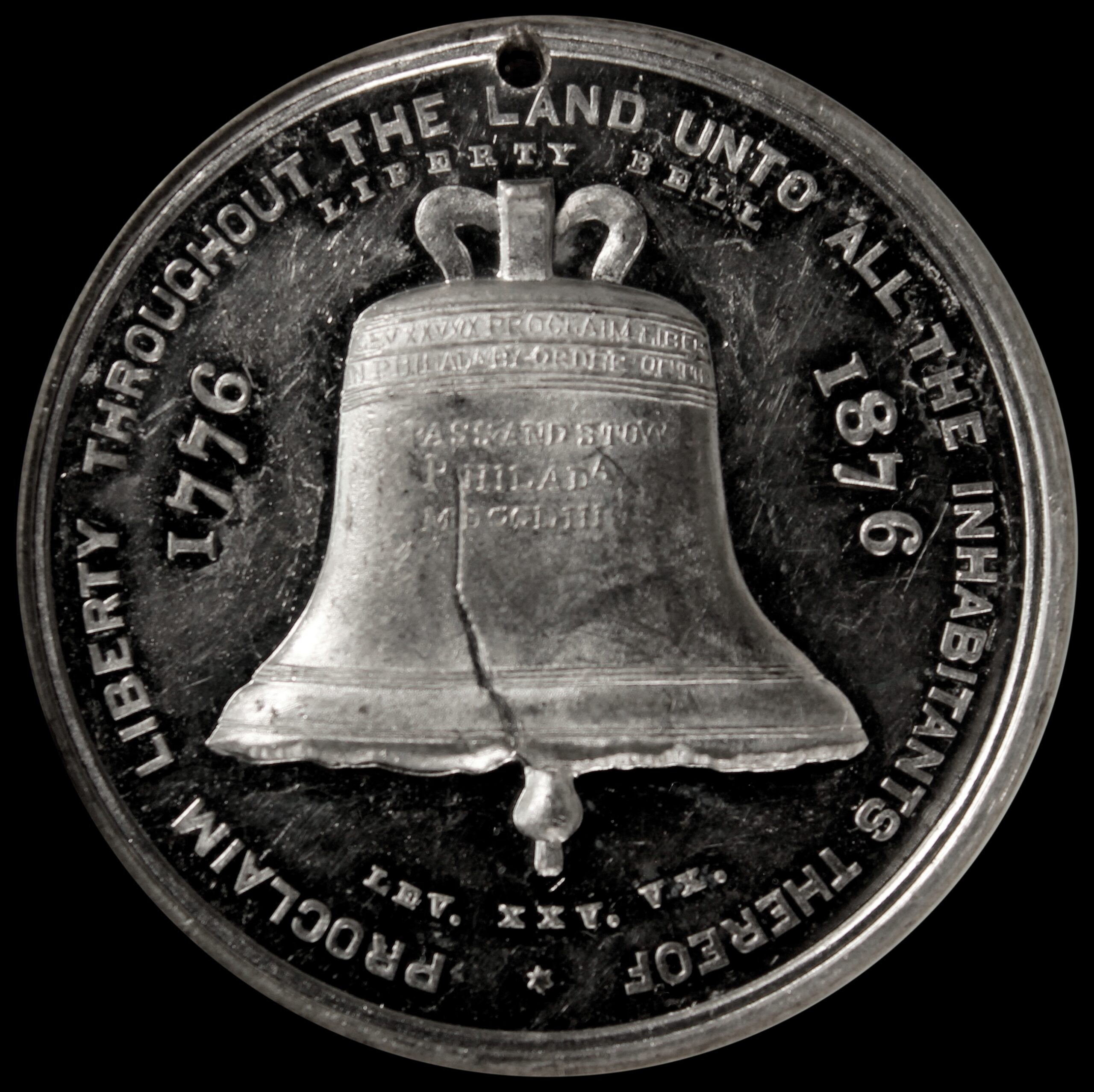 スラッシュメタル〇BELLZLLEB／ベルゼルブ 90年2nd 1876 Centennial Liberty Bell Rounded 6 / Independence Hall SCD