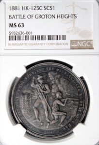 HK-125C 1881 Battle of Groton Heights “SILVER” SCD