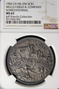 HK-296 1902 Wells Fargo Semicentennial
