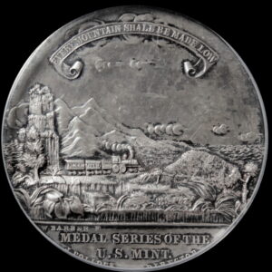 HK-12A 1869 Pacific Railway Completion Silver SCD